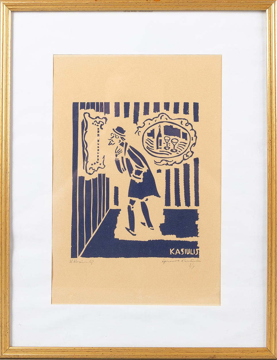 VYTAUTAS KASILIUS, Litografi.