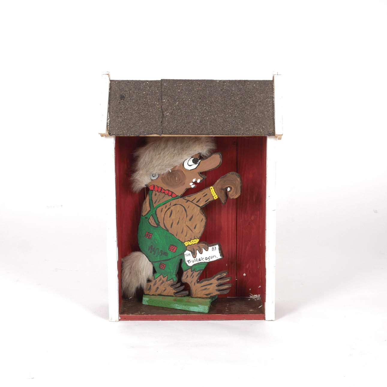 MODELO DE CASA CON TROLL, madera, contemporánea.