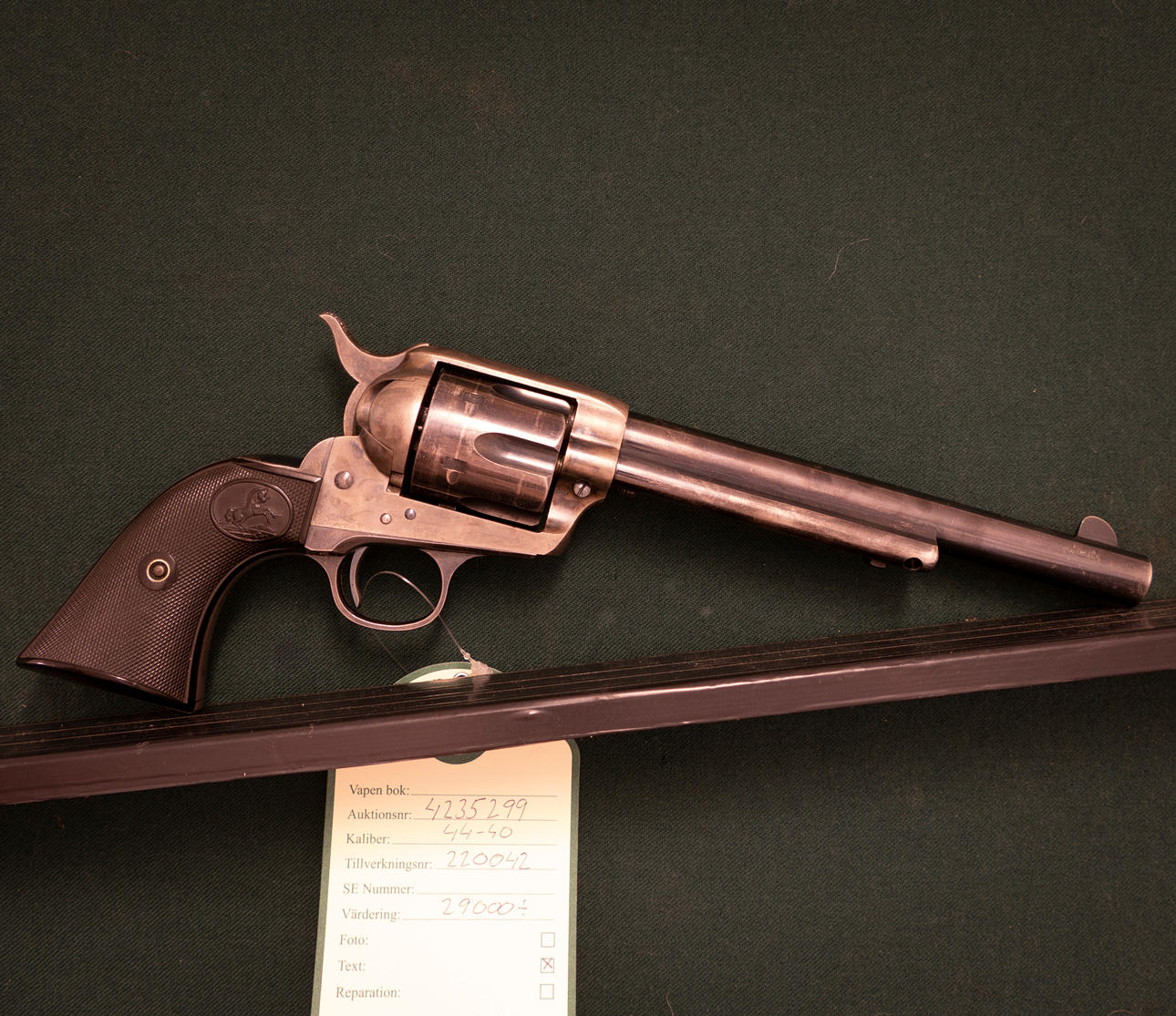 Colt SAA cal. .44-40 #220042 SE0216699.