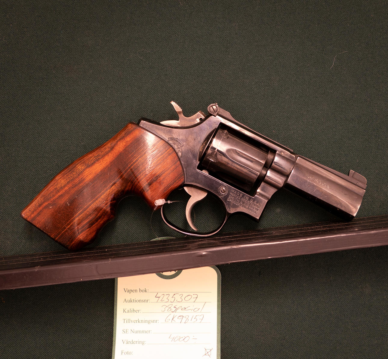 Smith & Wesson 15 ,38 bis Nr. 6K98157 SE0216711.