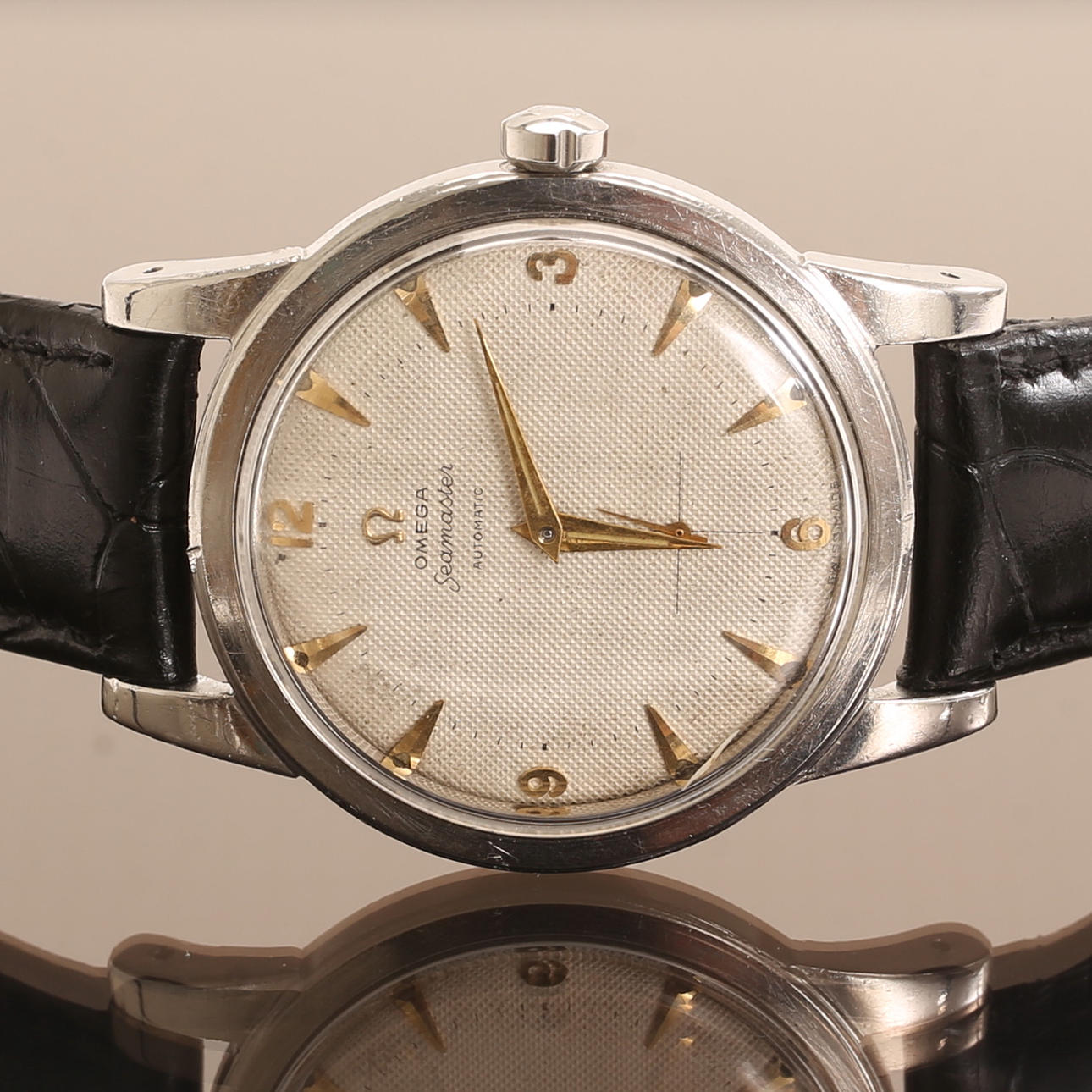 A MEN'S WRIST WATCH, Omega Seamaster, hammer automatic.