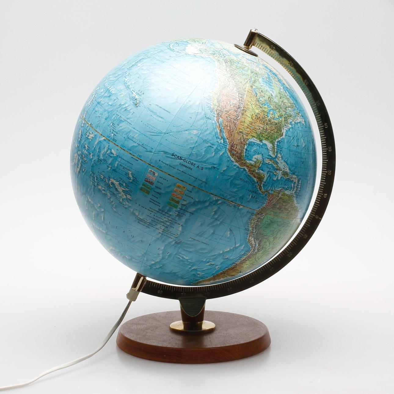 JORDGLOB, Scan-globe A/S, Danmark, 1900-tal.