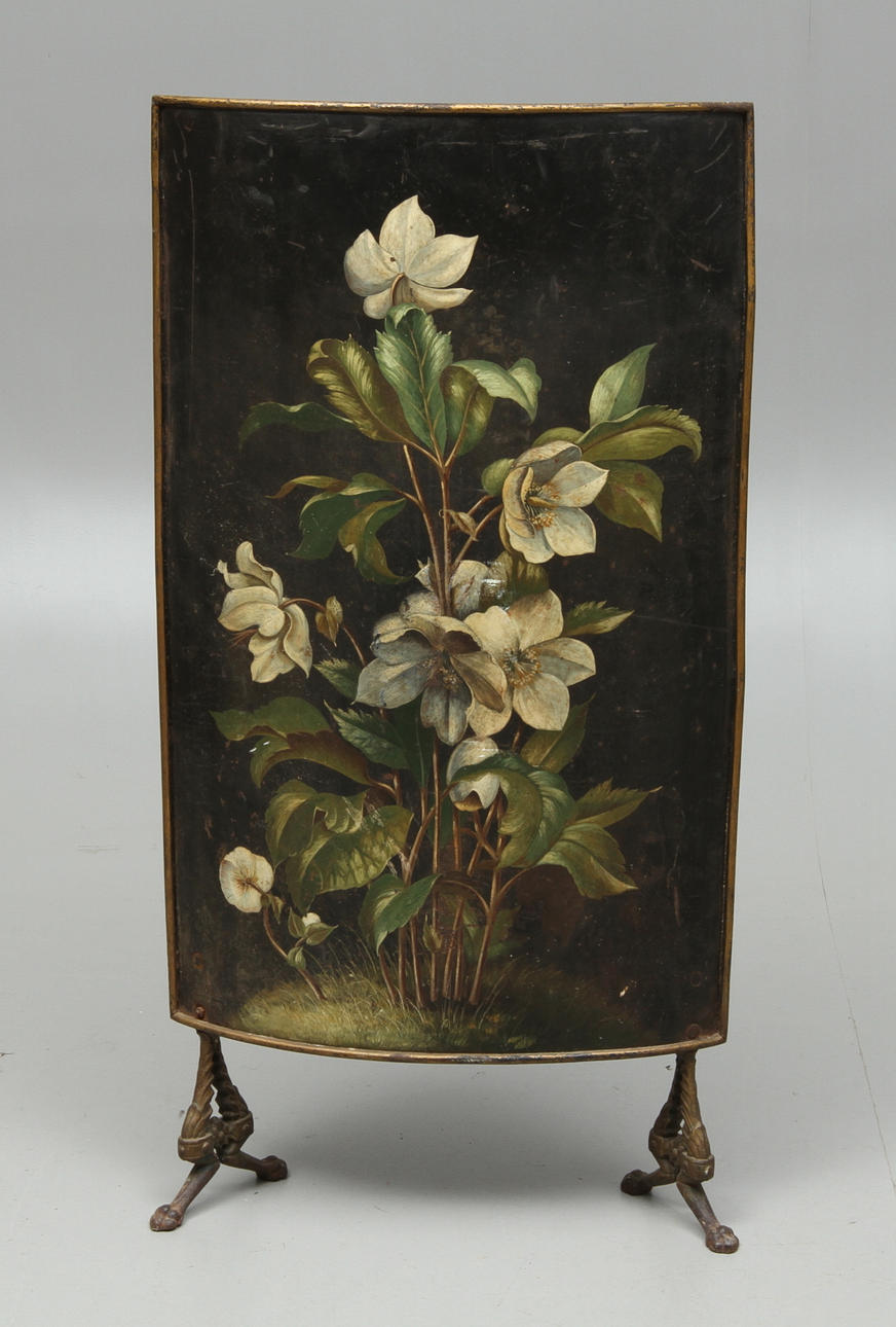 BRASSKÄRM, plåt, 1800-tal.