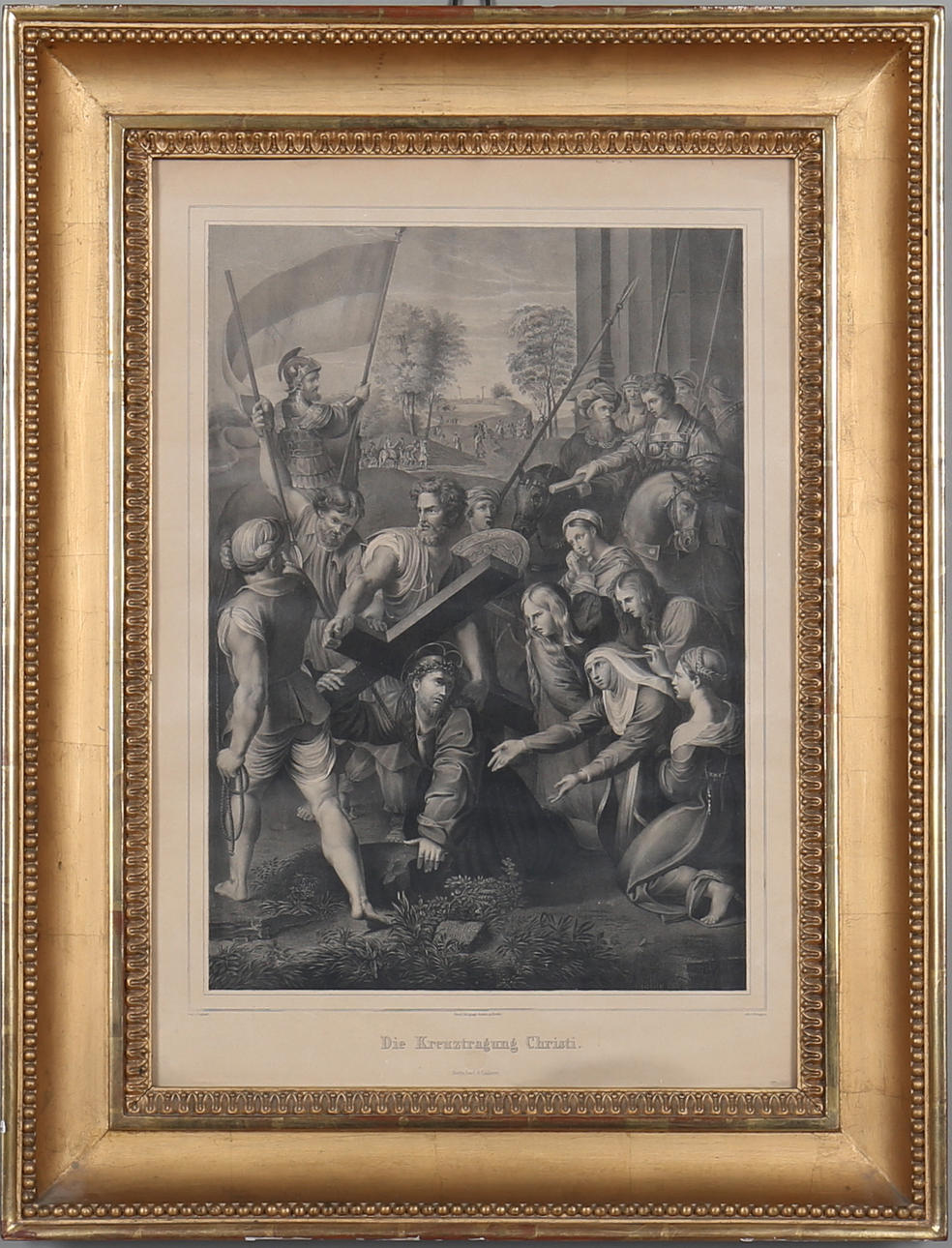 RAM, förgyllt trä, empire, 1800-talets första del.