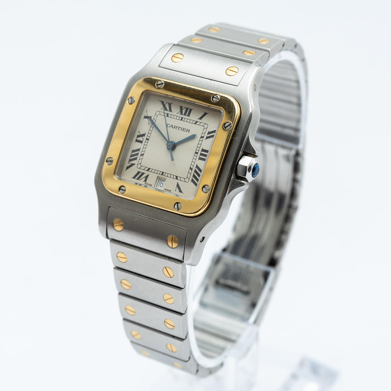 Cartier wristwatch, “Santos”.