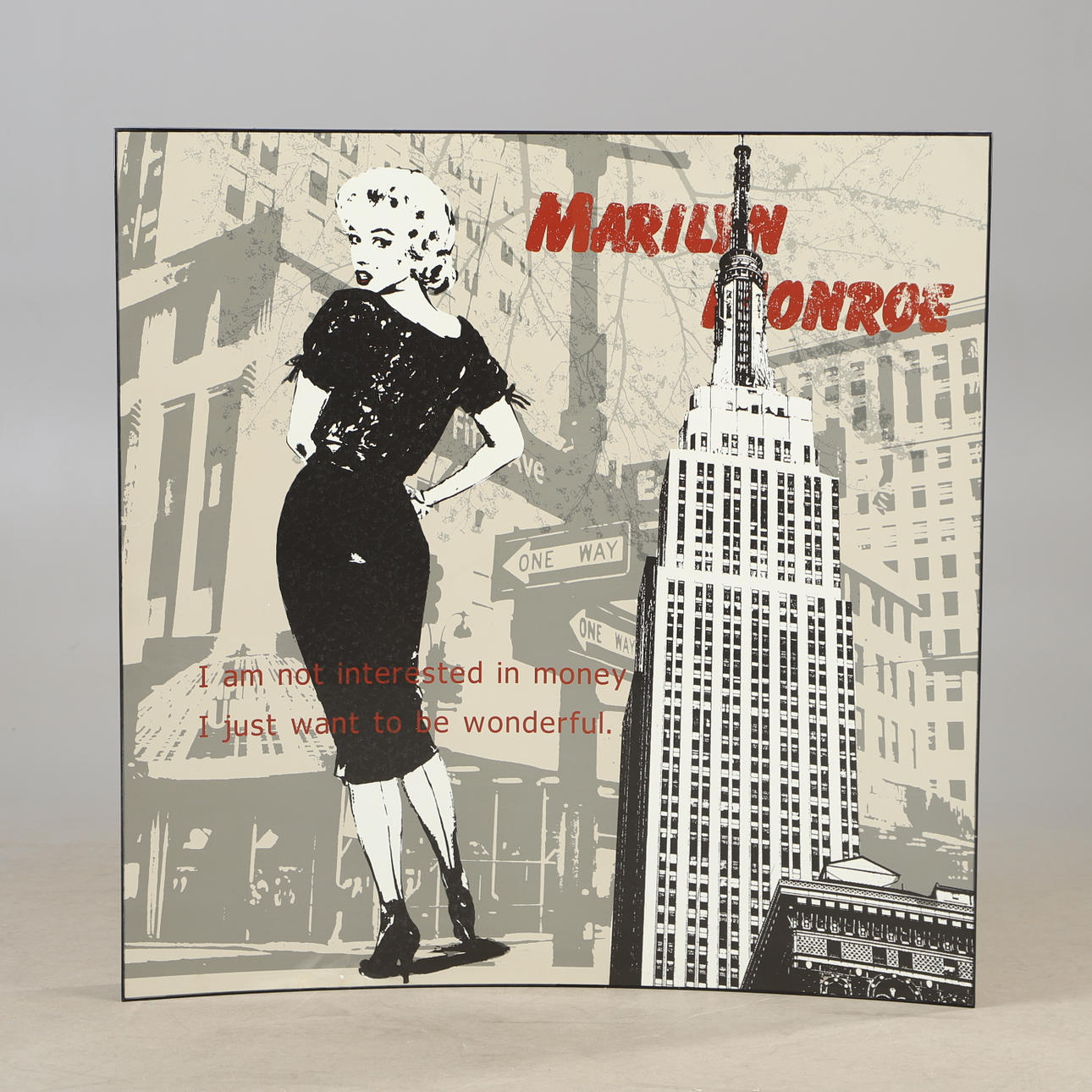 MARILYN MONROE VÆGDEKORATION, 2000'ERNE.