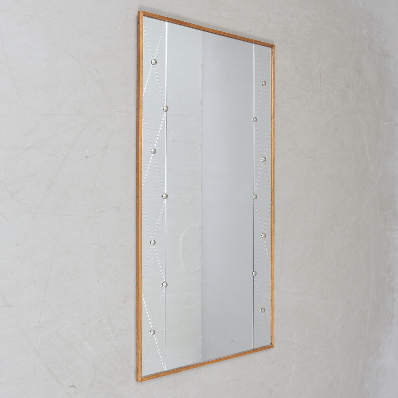A 20th century Eriksmålaglas mirror.