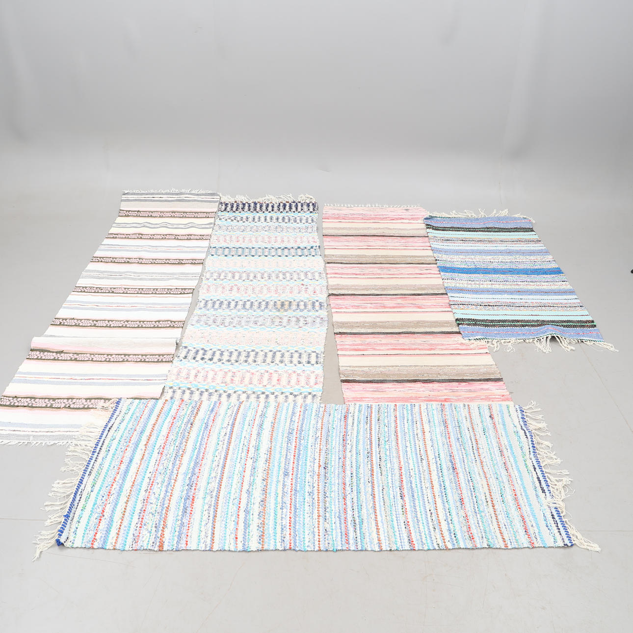 ALFOMBRILLAS RAG, 5 piezas.