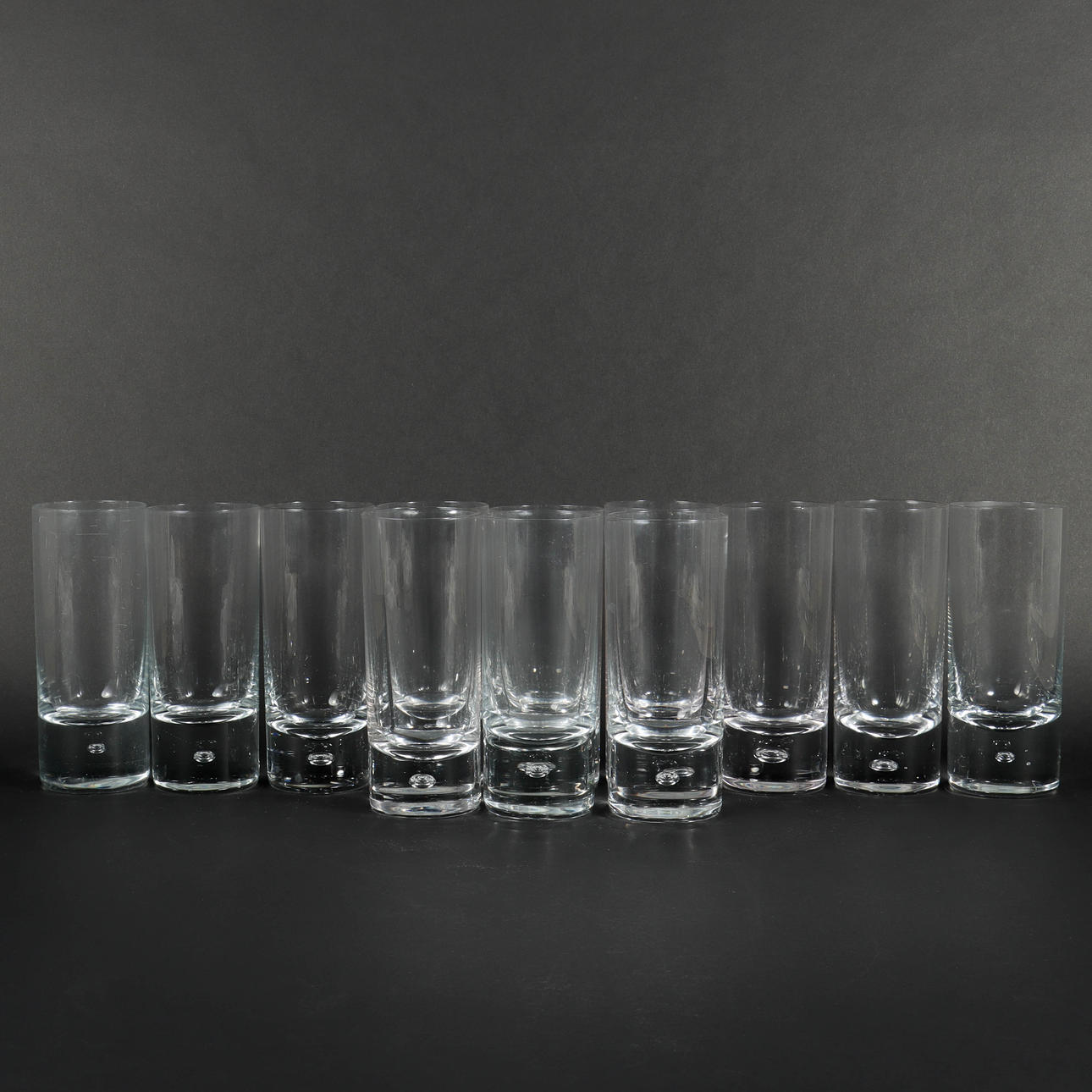 WALTER HICKMAN glas, 12 stk, Kosta „Pippi“.