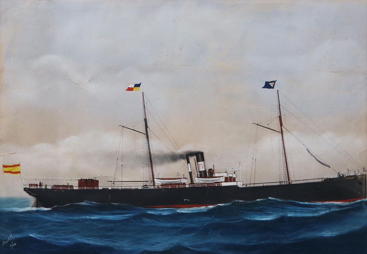 L. BASTIDA. Vessel “Antonio Roda”.