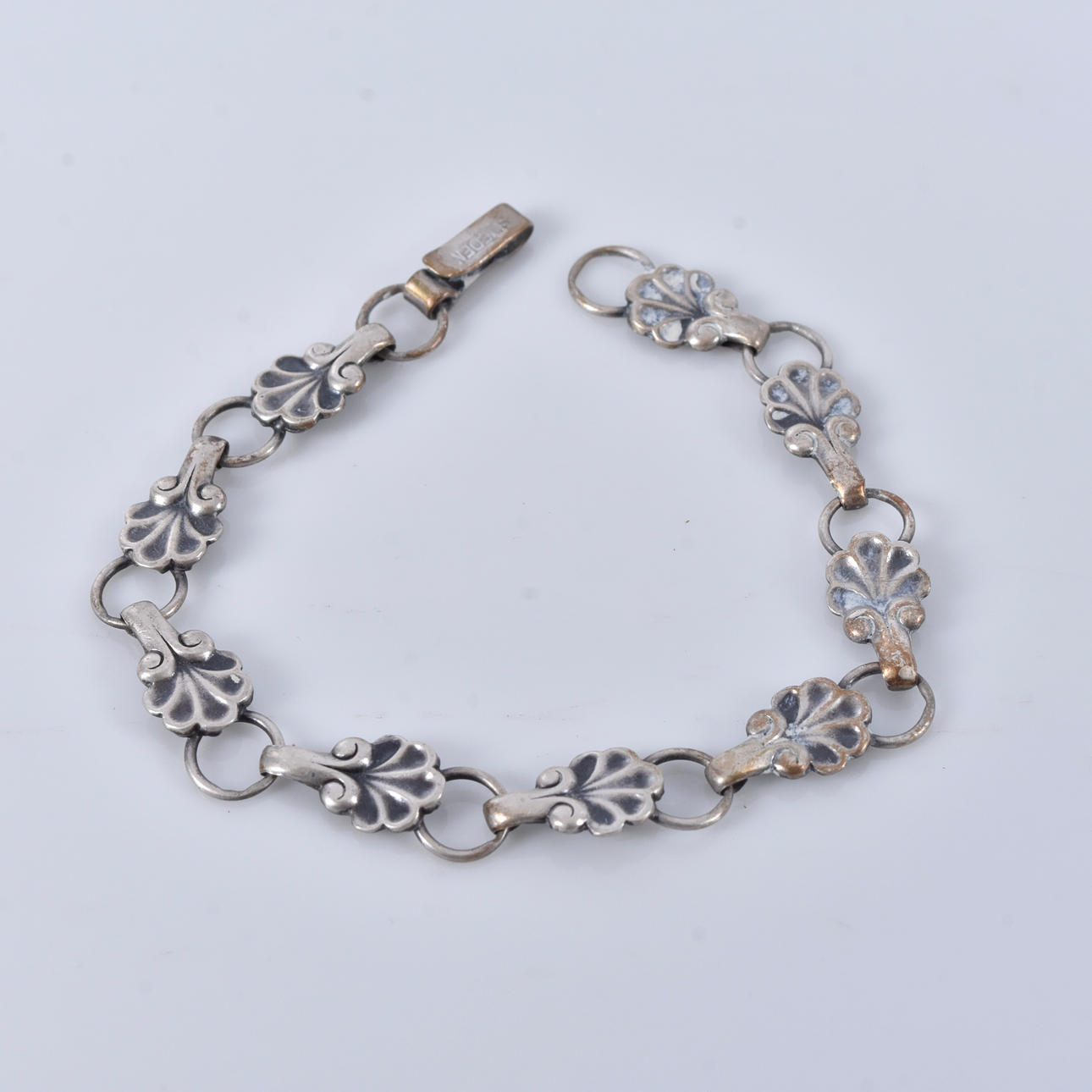 A silver bracelet, Victor Janson, Lindesberg 1955.