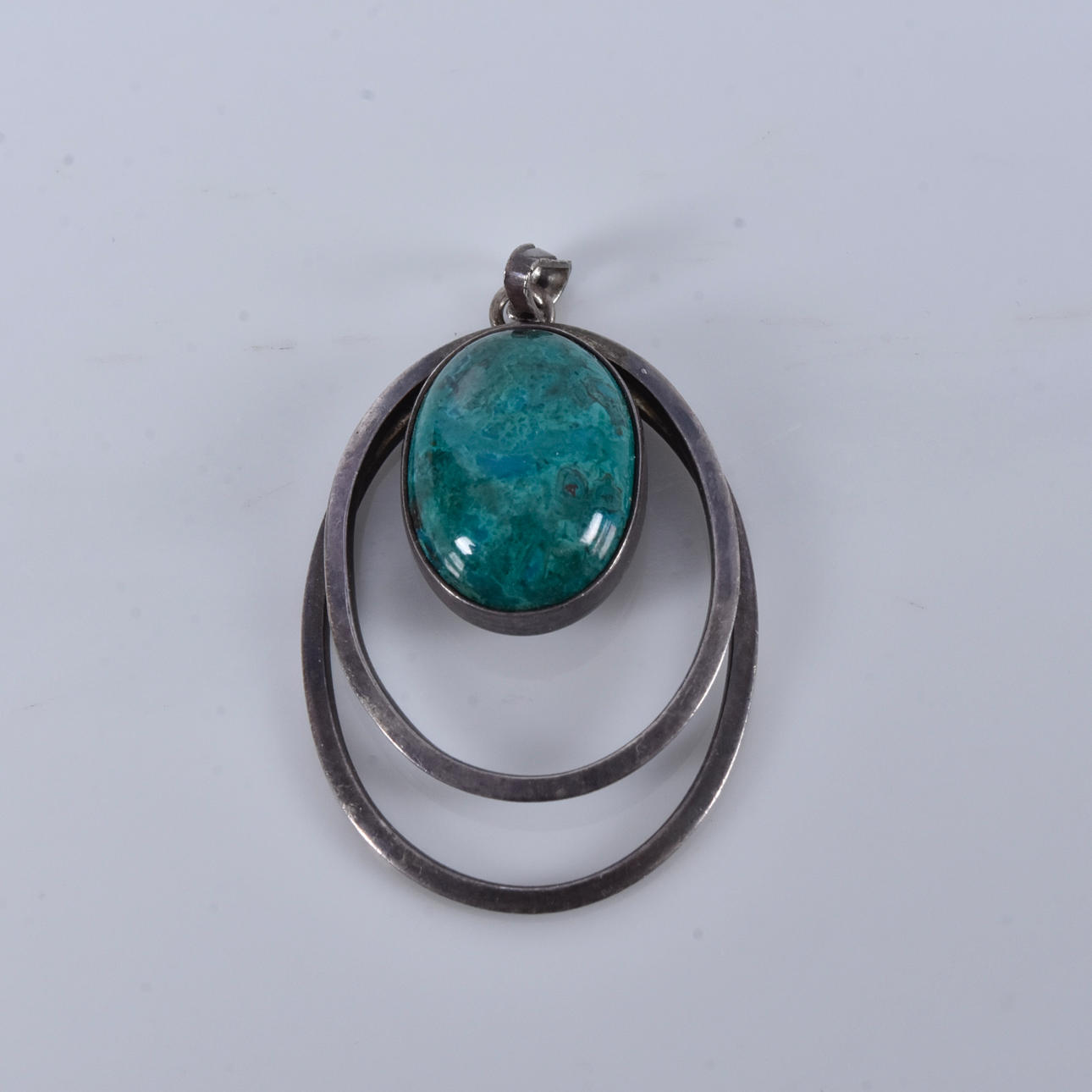 HÄNGE, med sten, sterlingsilver.