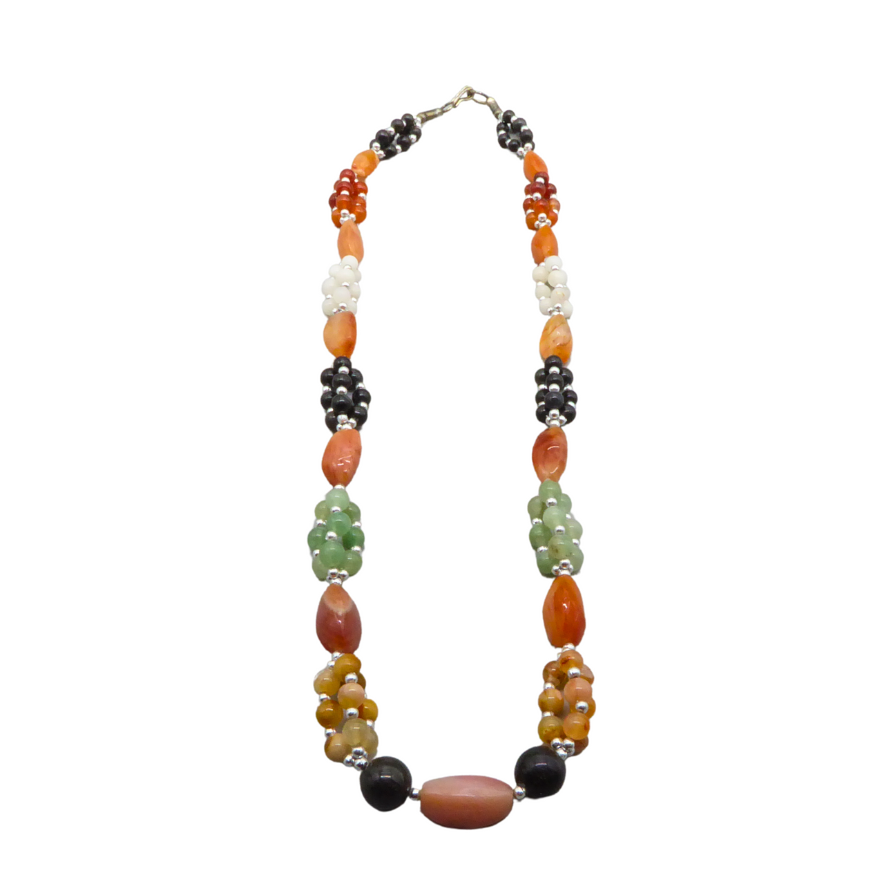 NATURAL, ENDLESS GEMSTONE NECKLACE.