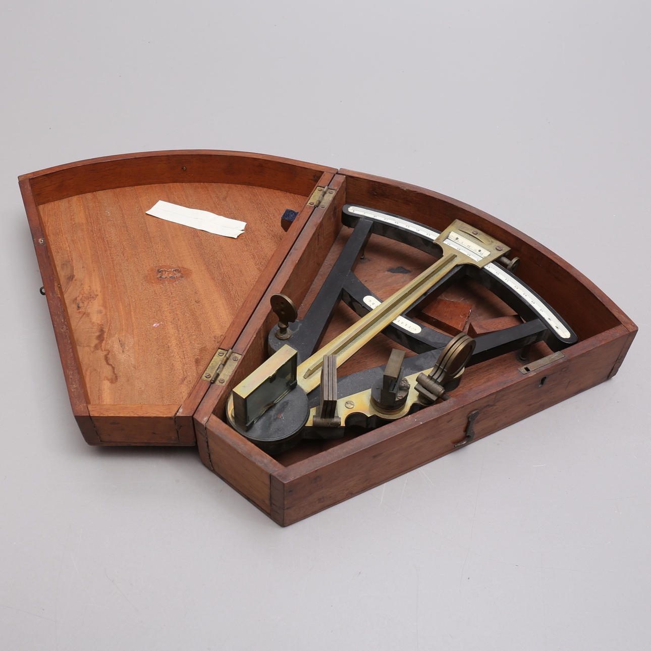 OCTANT, in wood chatool, C. Plath Hamburg, Germany. Collectables ...