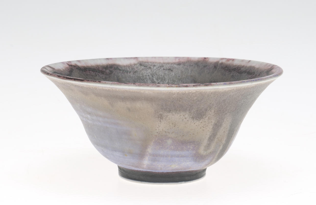 CARL CUNNINGHAM COLE. Skål, stengods, signerad.