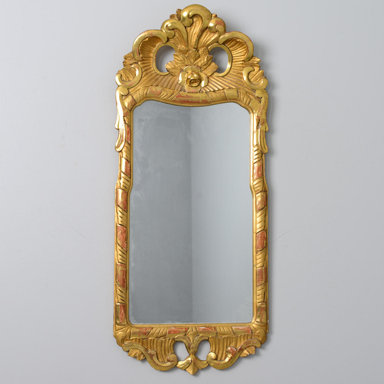 JOHN LUNDMARK. A 20th century Rococo style mirror.