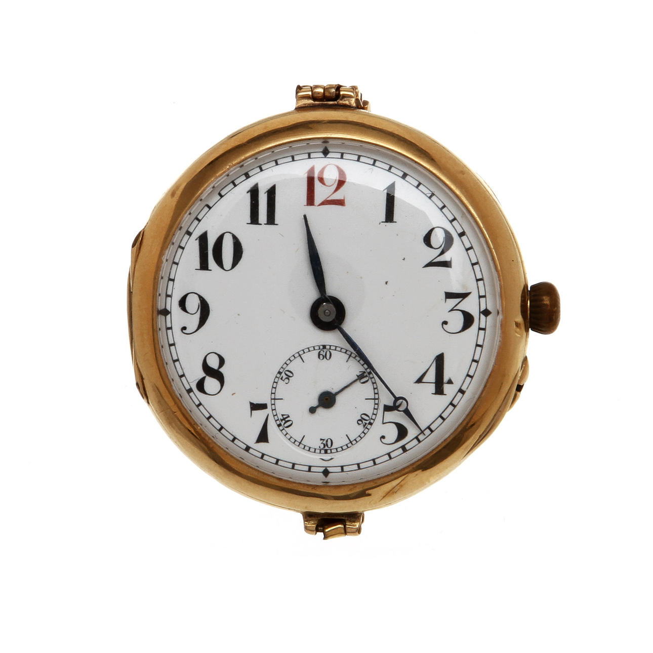 FICKUR, 18k guld i boett och länk. Totalvikt ca 42 gram.