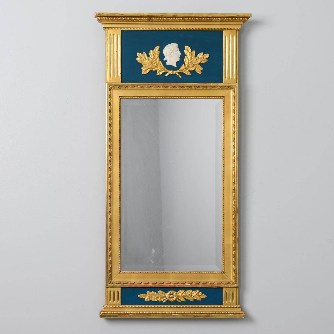 A late Gustavian mirror, 20th century.
