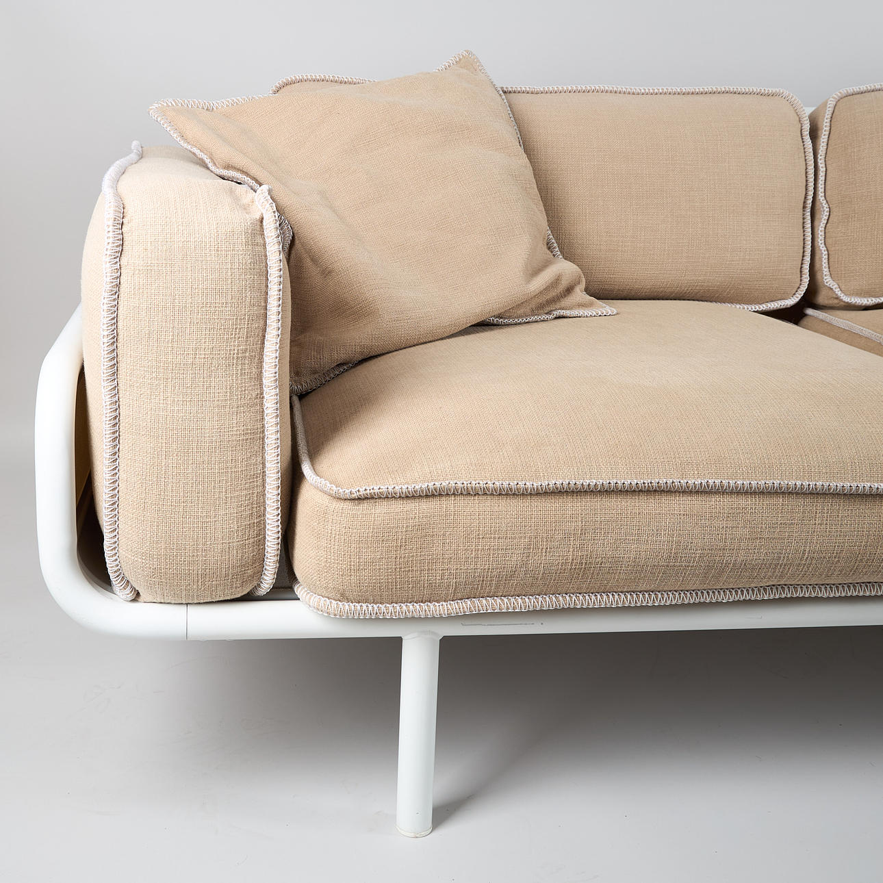 NIKE KARLSSON. SOFA, “IKEA PS”, 2012, white lacquered metal frame