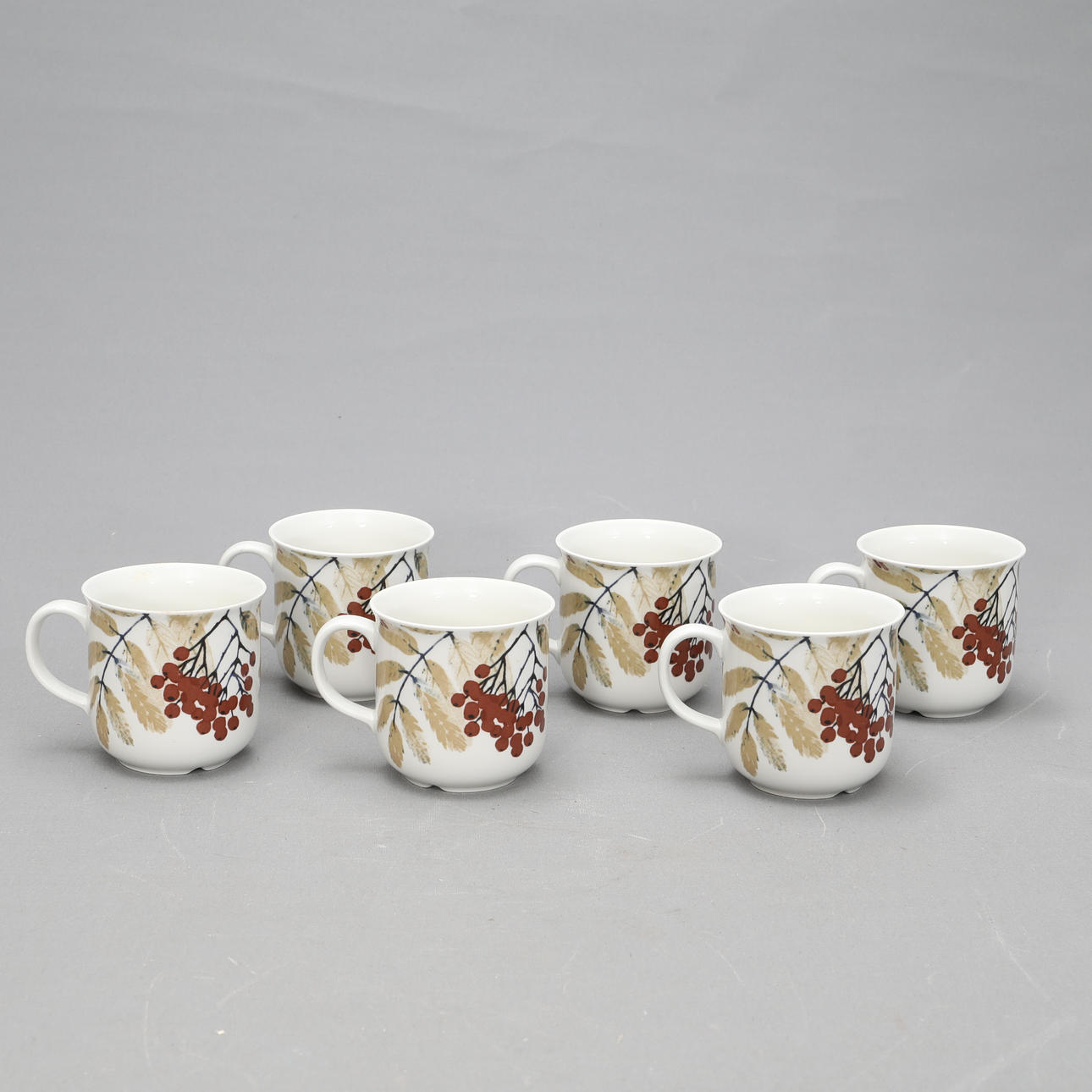 KAFFEKOPPAR, 6-delar, Rörstrand 