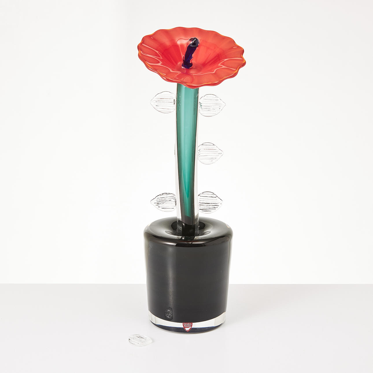 MARTTI RYTKÖNEN, a glass sculpture signed, Orrefors.