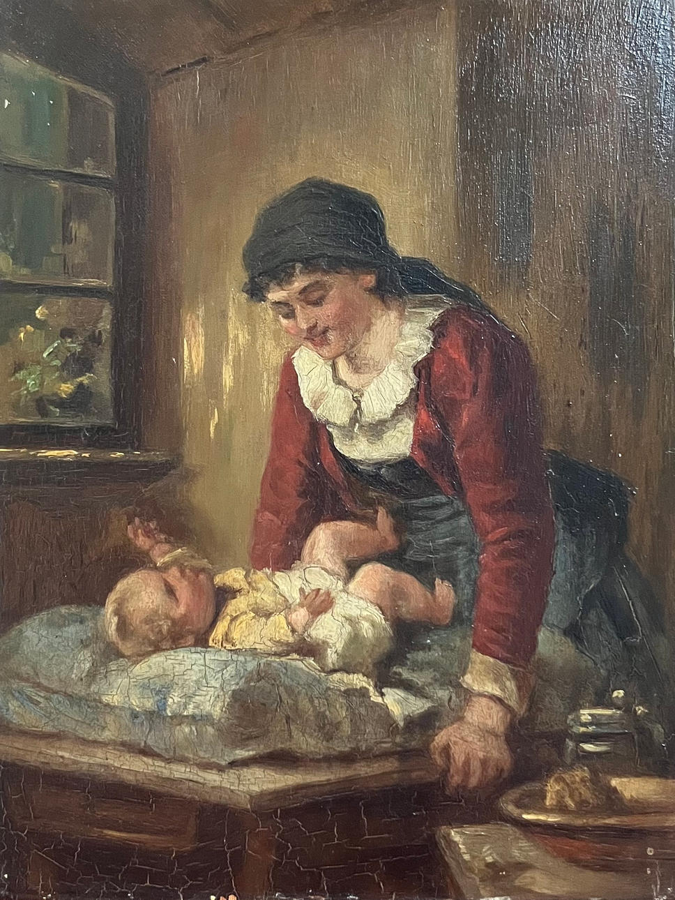 WILHELM RÖGGE (1870-1946). Mother Glance.