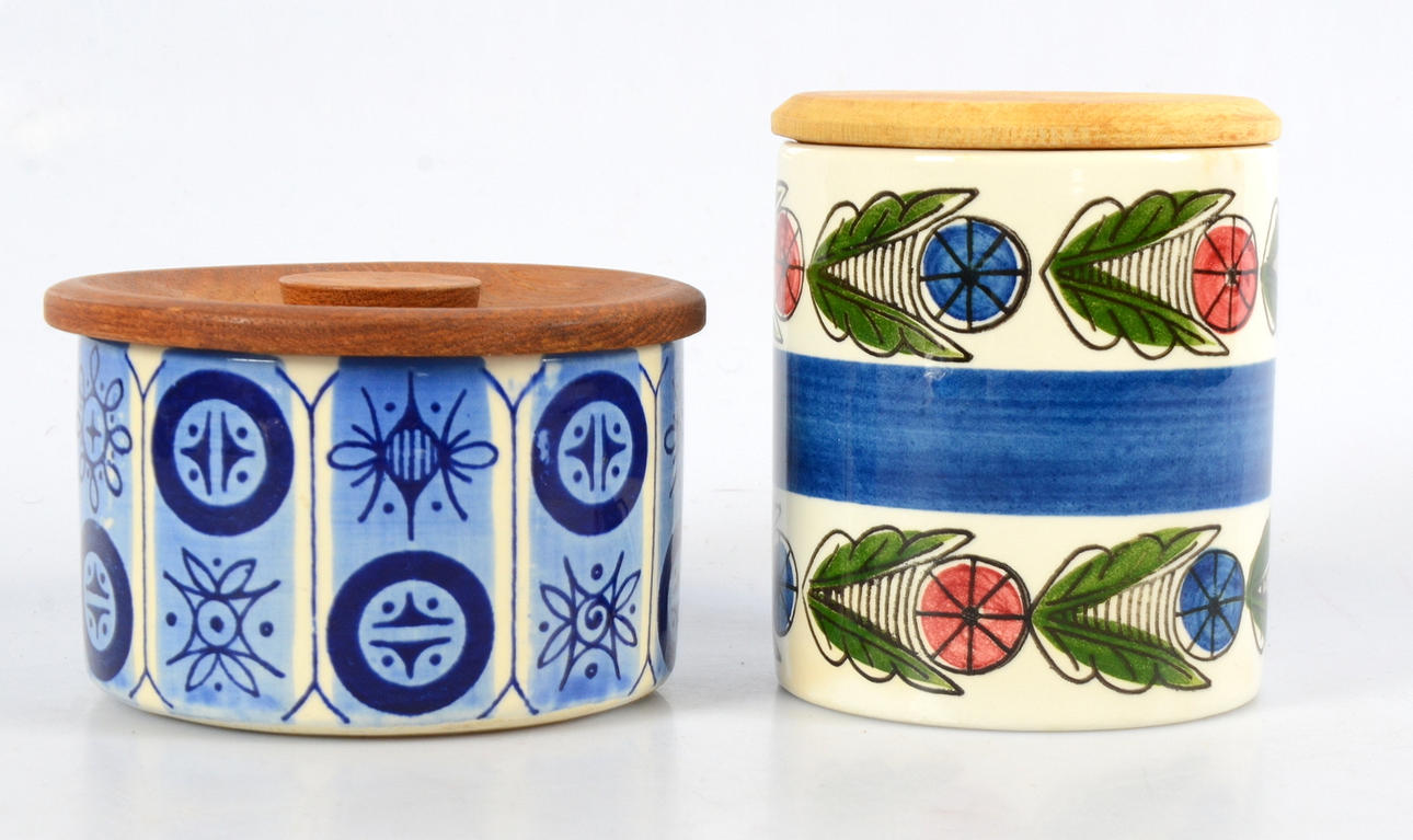 BURKAR, 2 st, keramik, bl.a "Prisma", Anita Nylund, JIE.