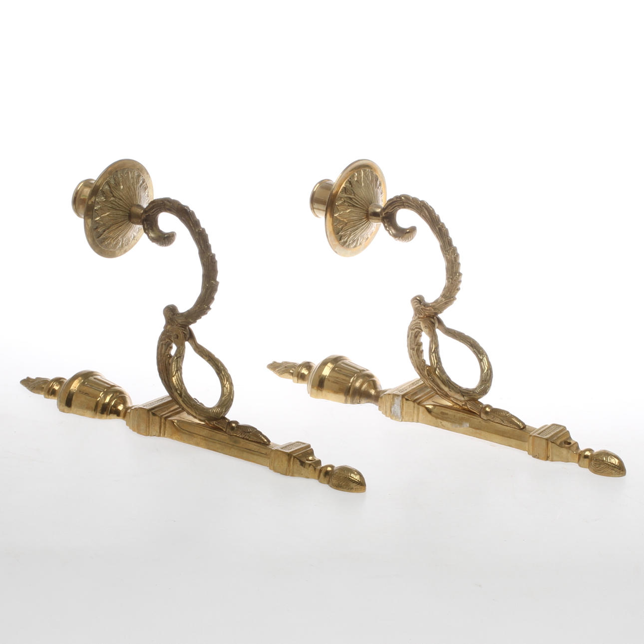 APPLIQUER, ett par, mässing, "Törne", IKEAs 1700-tals serie.