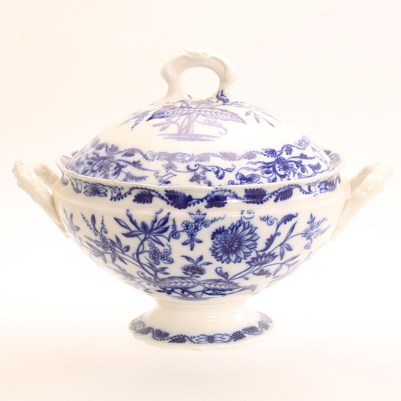 TERRIN with lid, porcelain, Rörstrand.