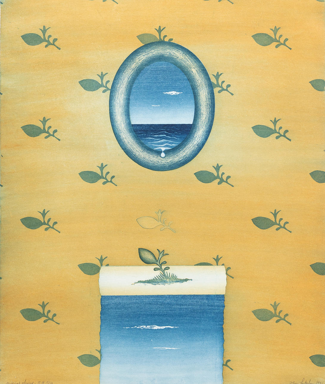 HANS JOHNFORS (FÖDD 1941). Surrealist composition, etching, EA numbered, signed and dated.