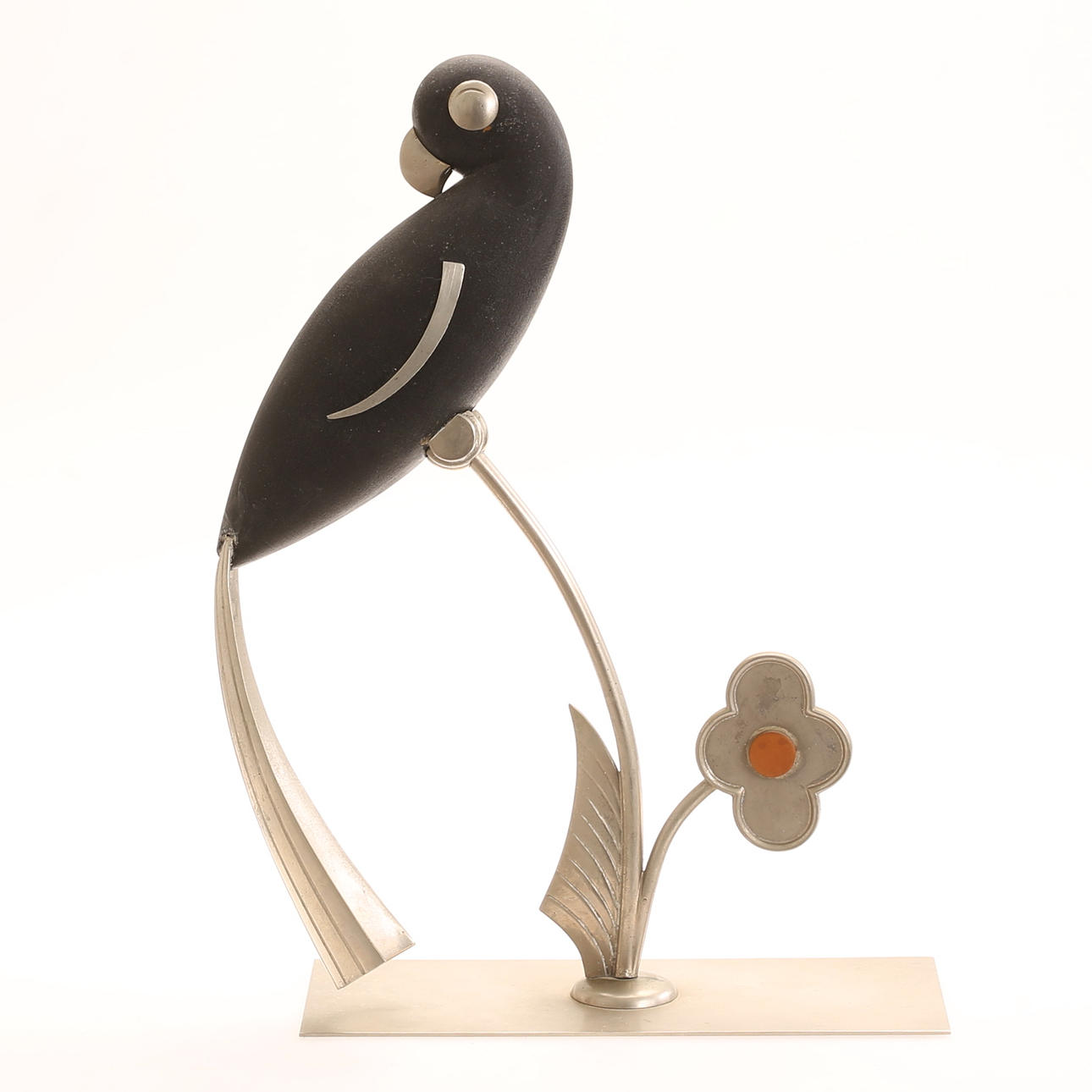 CARL-EINAR BORGSTRÖM. A pewter sculpture, Ystad Metall.