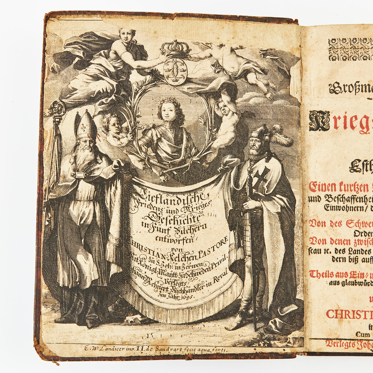 KELCH, LIVONIENS HISTORIE, 1695.