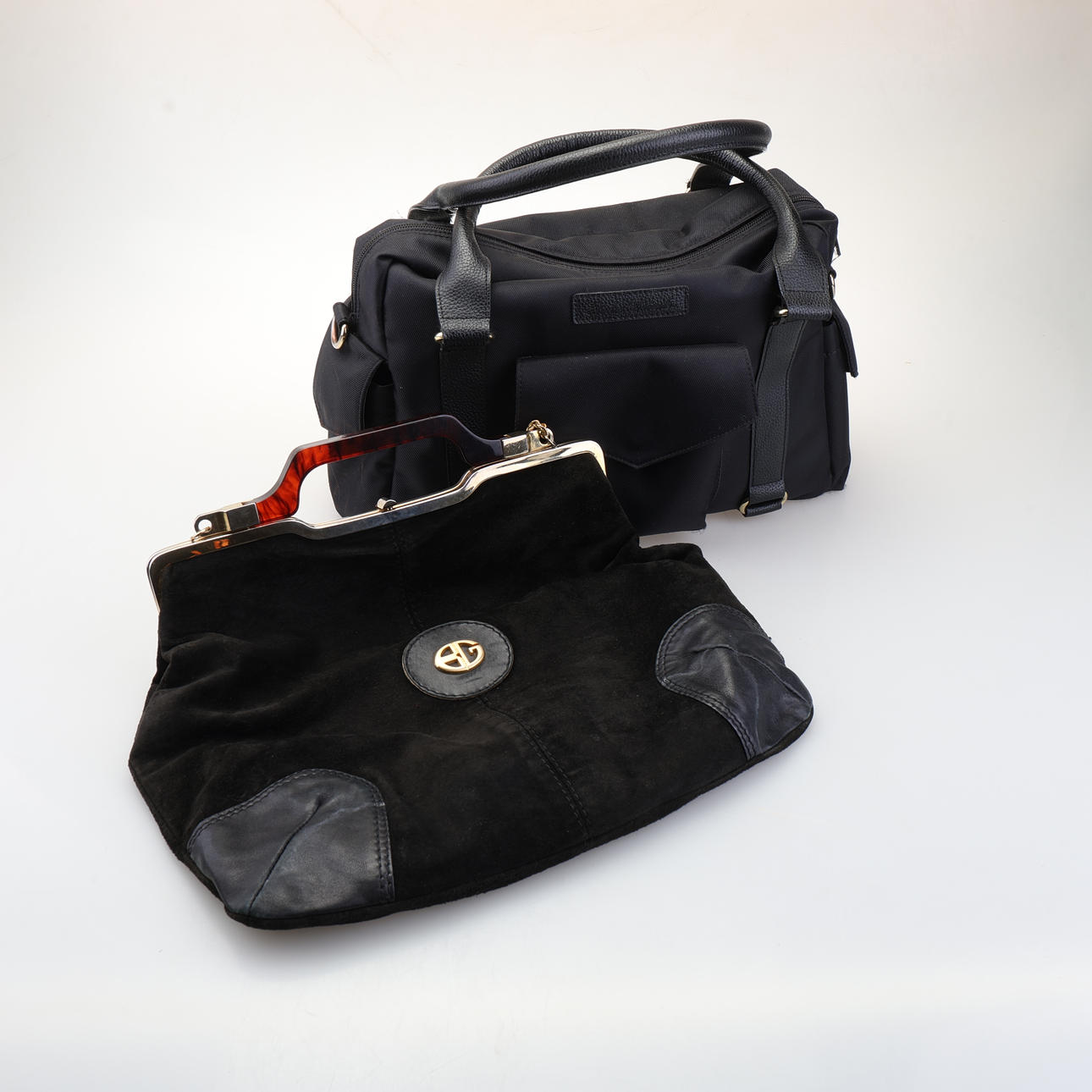 HANDVÄSKOR, 2 stycken, BG & Elodie details.