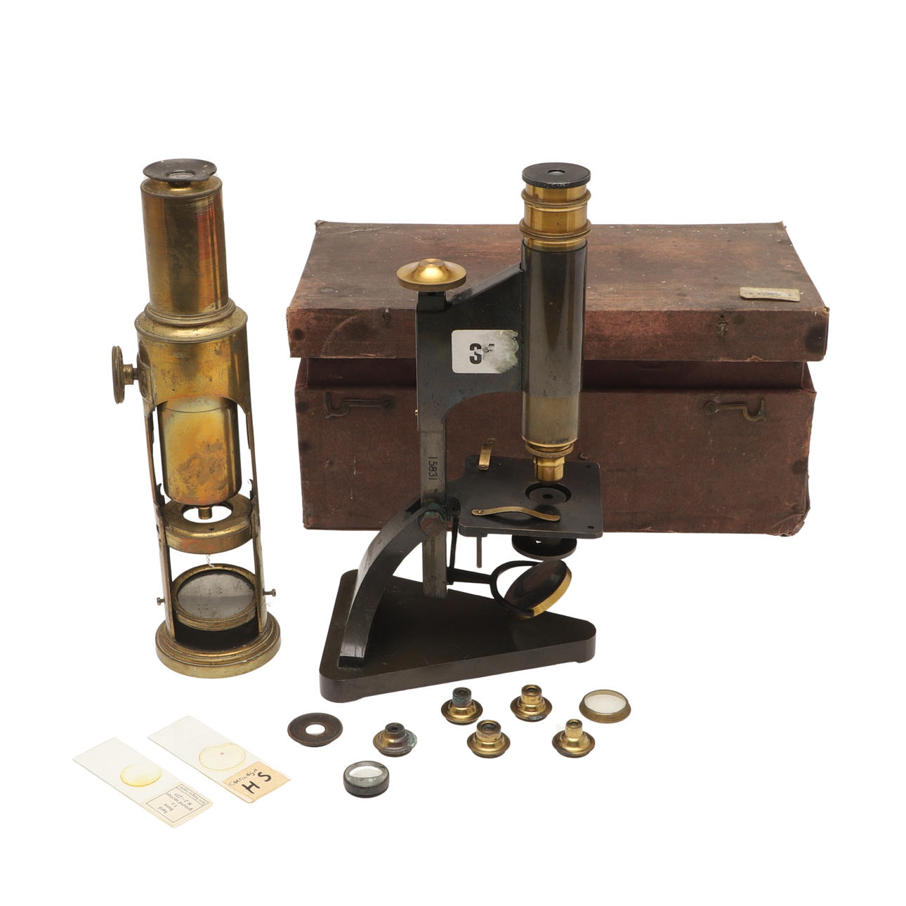 AN EARLY 20TH CENTURY R & J BECK MICROSCOPE. Miscellaneous ...