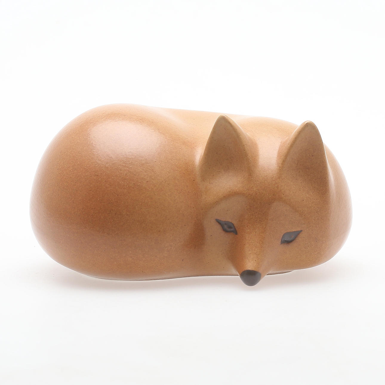 RÄV, stengods, ur serien "Skansen", Lisa Larson, Gustavsberg, 1900-talets andra hälft.