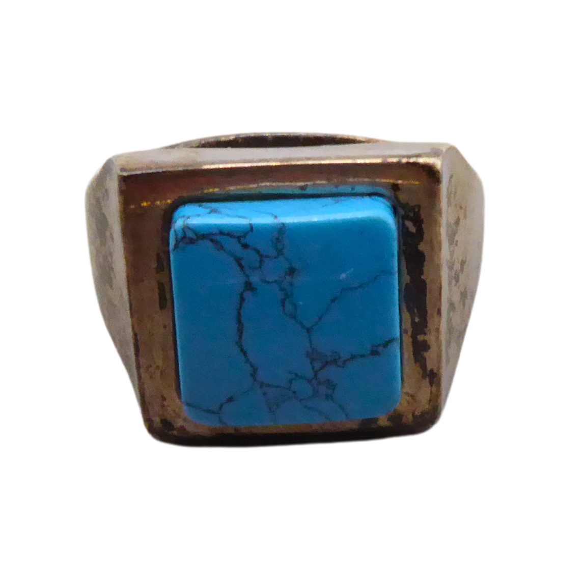 925 SØLV RING SÆT MED EN TURKIS.