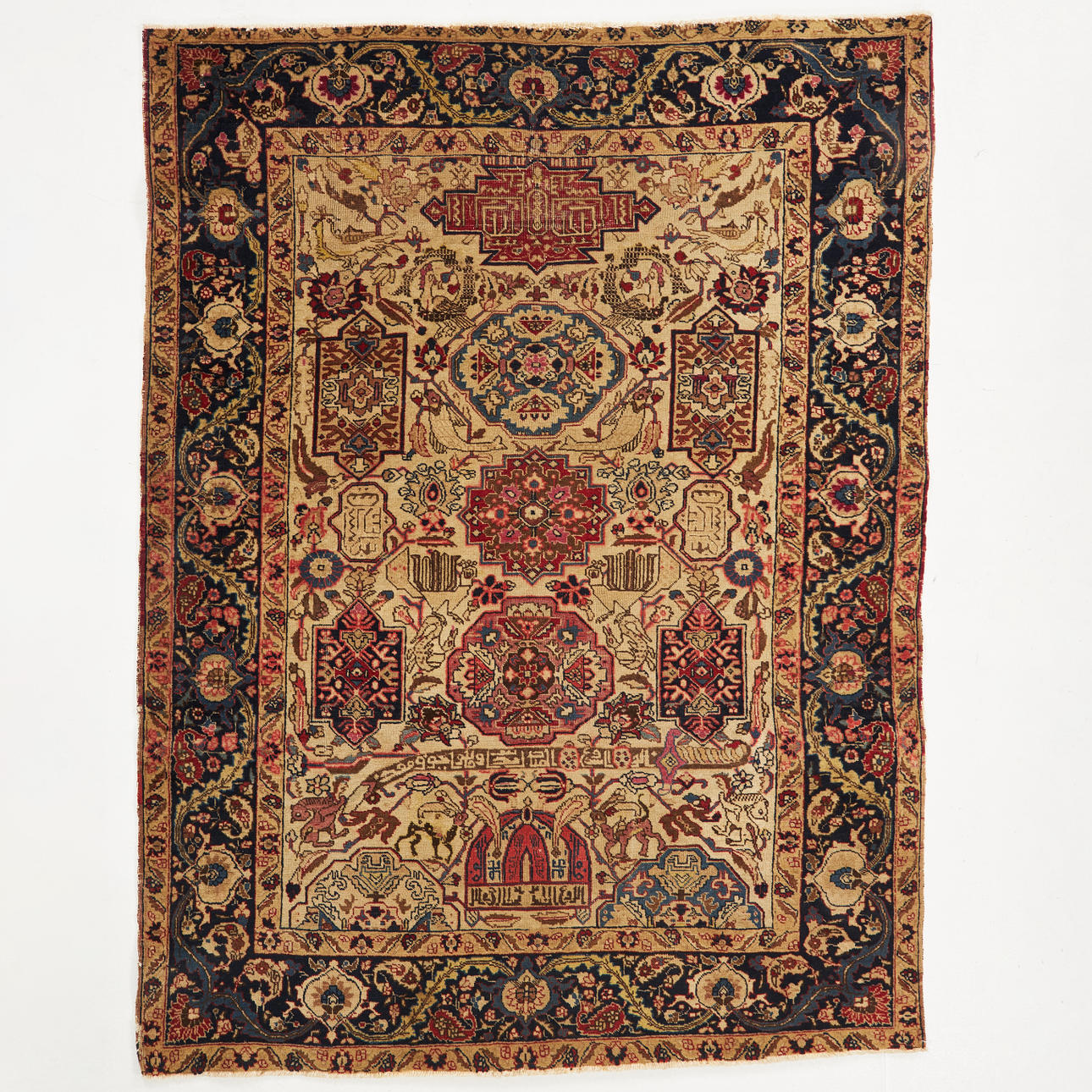 ORIENTAL CARPET, Tabriz, semiantique.