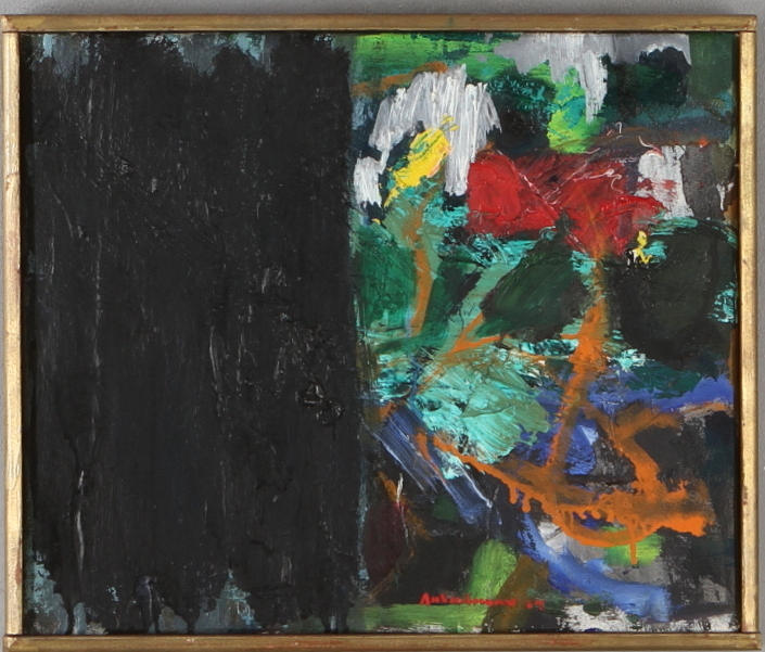 LENNART ASCHENBRENNER. "Klippor", olja på duk, signerad och daterad -64.