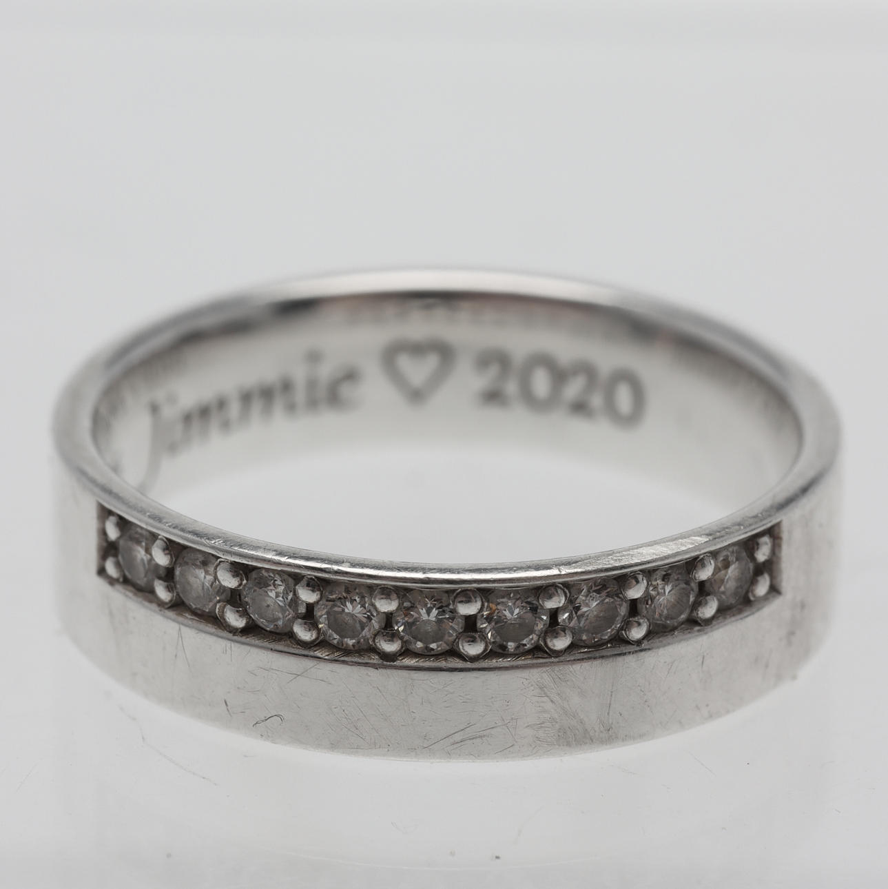 RING, silver & 0,18 ct briljanter, Schalins Ringar AB, samtida.