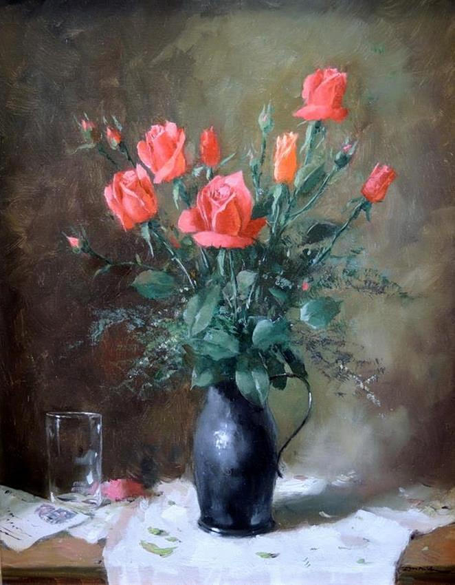 OKÄND KONSTNÄR. Stilleben.