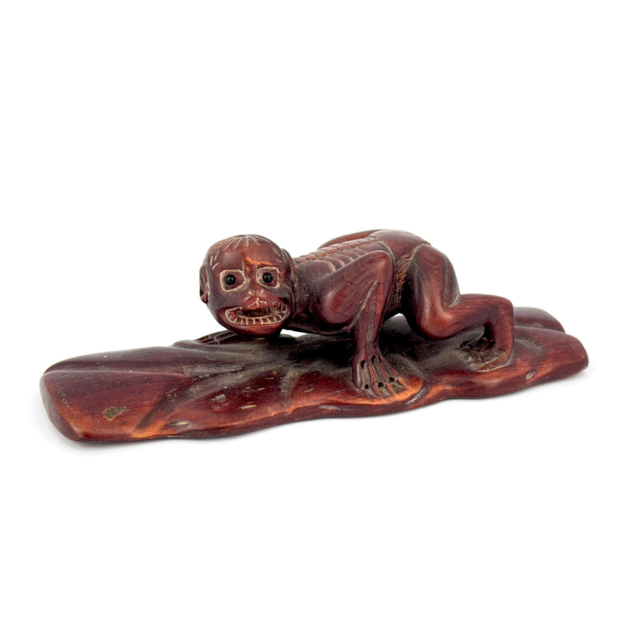 JAPANSK TRÄSKULPTUR.