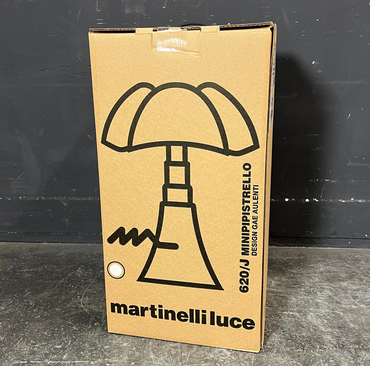 GAE AULENTI. MINI PIPISTRELLO MARTINELLI LUCE.