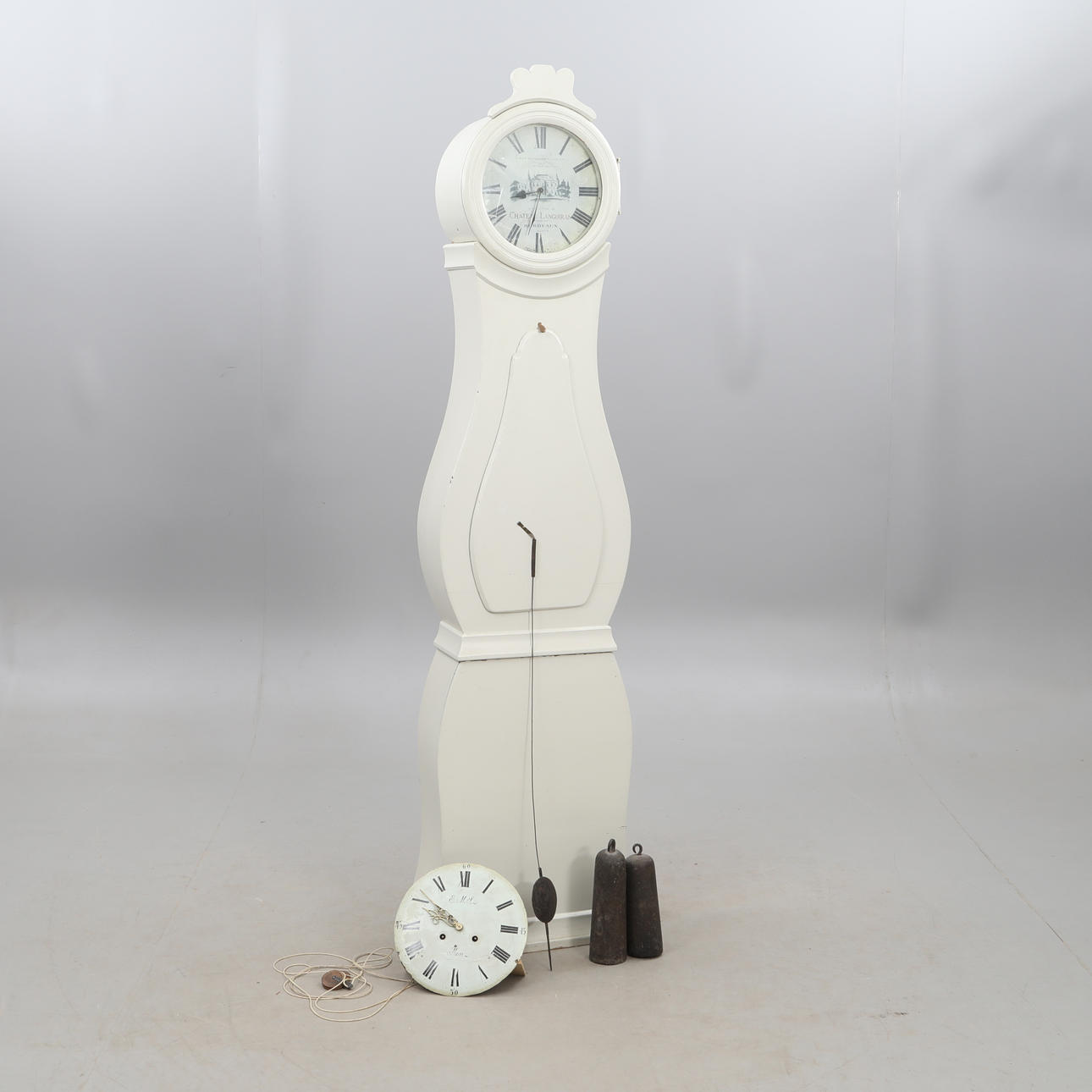 GOLVUR/MORAKLOCKA, urtavla märkt E.M.S Mora.