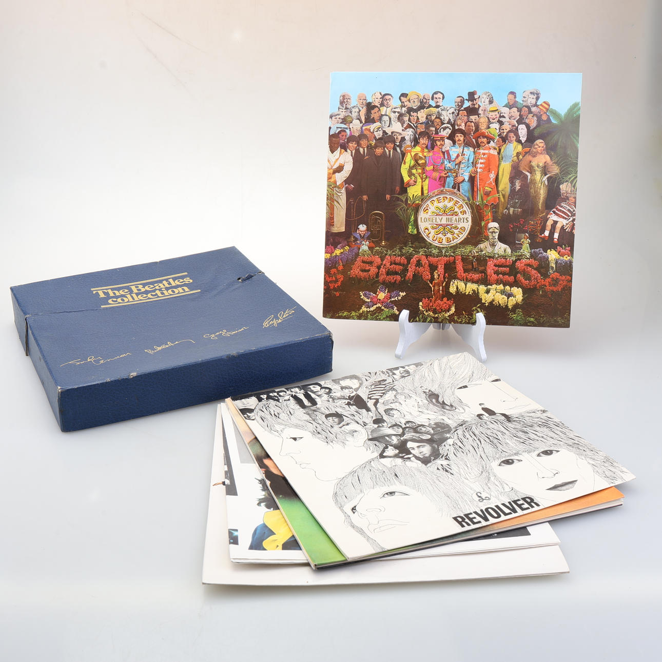 LPs, 4 pieces, Beatles.