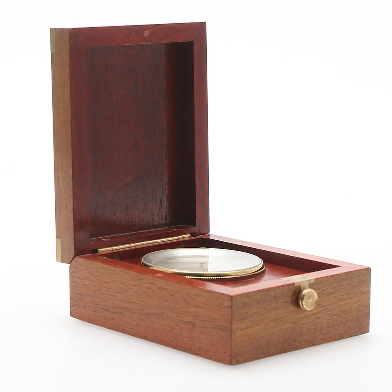 BORDSUR, Certina, Kurth Fréres, Marine Quartz, "The Master's Collection" trä/gulmetall, 1900-talets andra hälft.