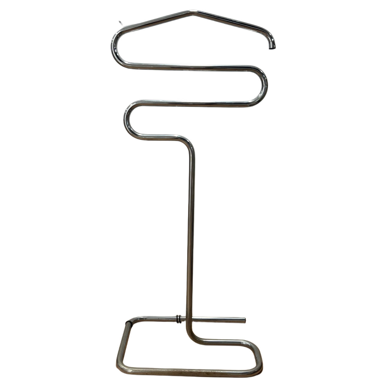 Designer nightgown in chromed metal.