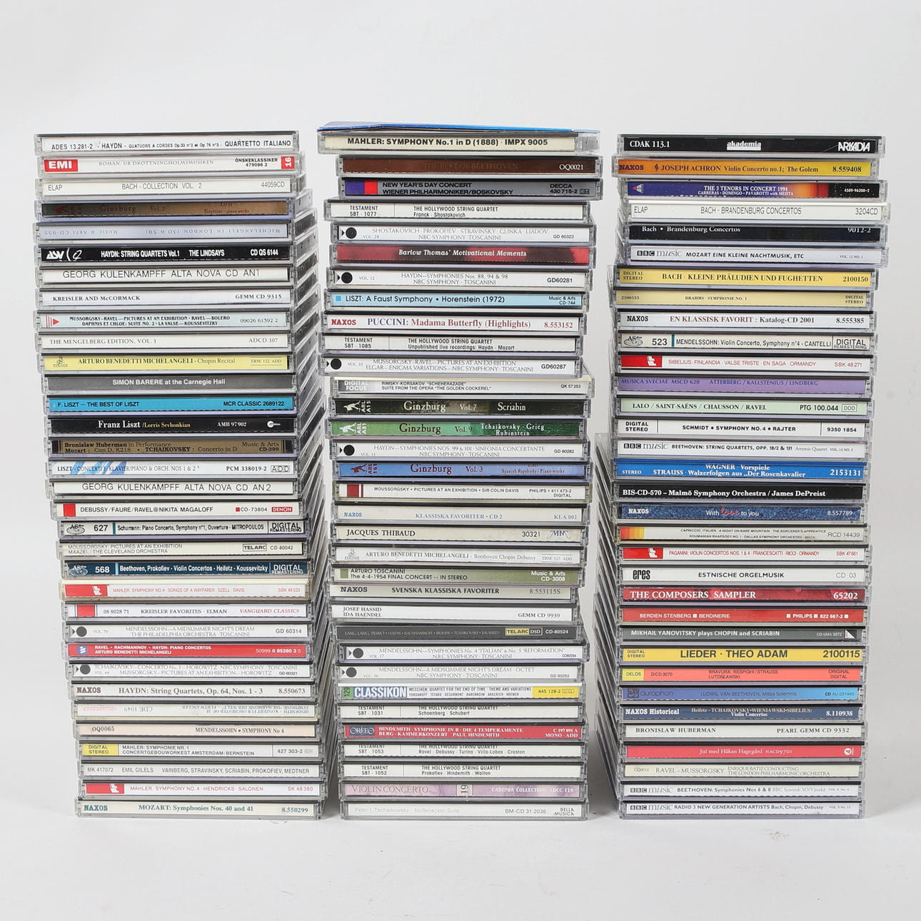 CD-SKIVOR, 100 st, klassisk musik.