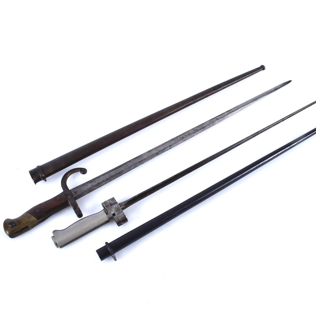 Two French bayonets, 19th century.