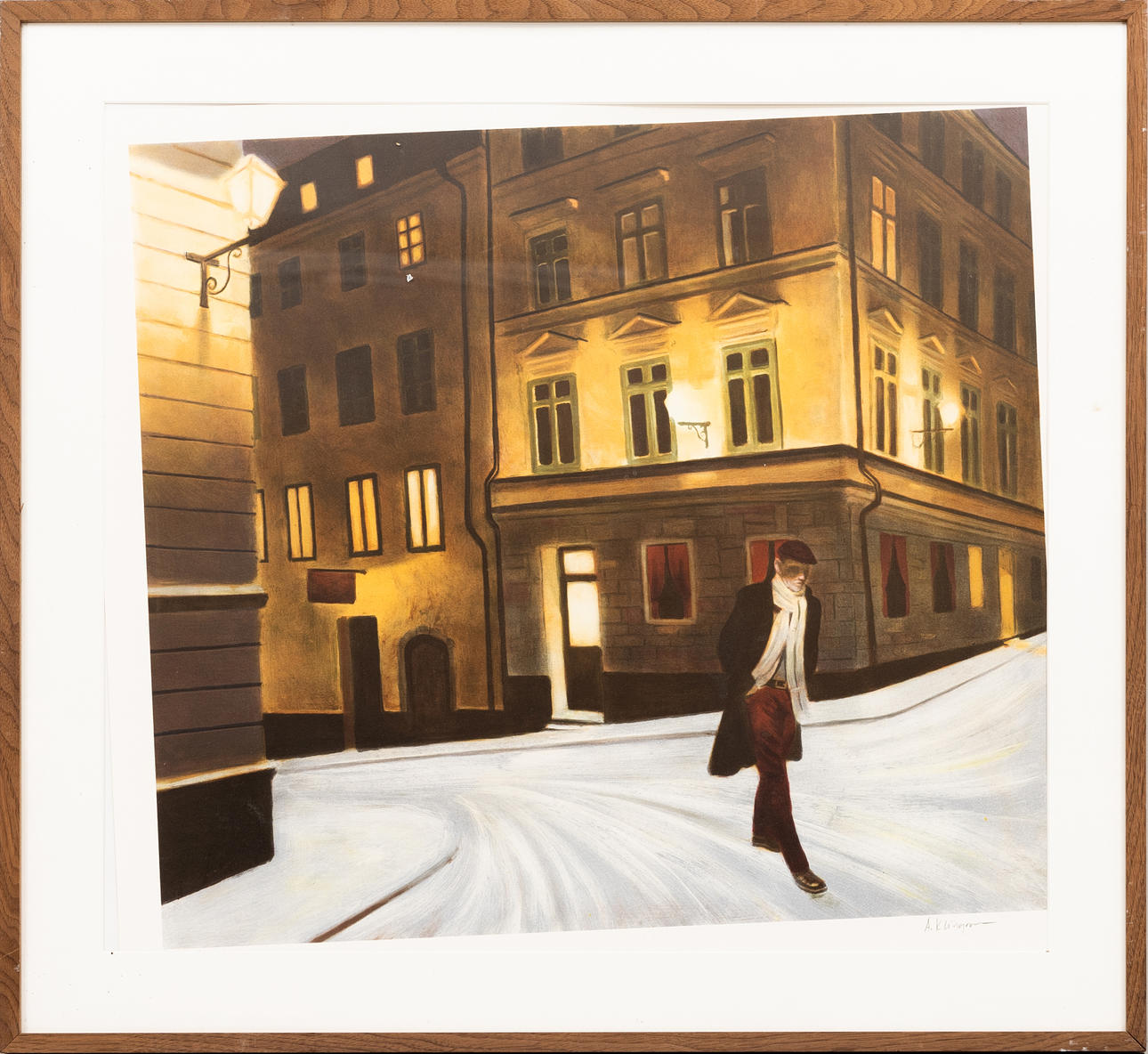 ALEXANDER KLINGSPOR. “Milky Way”, lithograph in colours, signed and numbered 138/190.