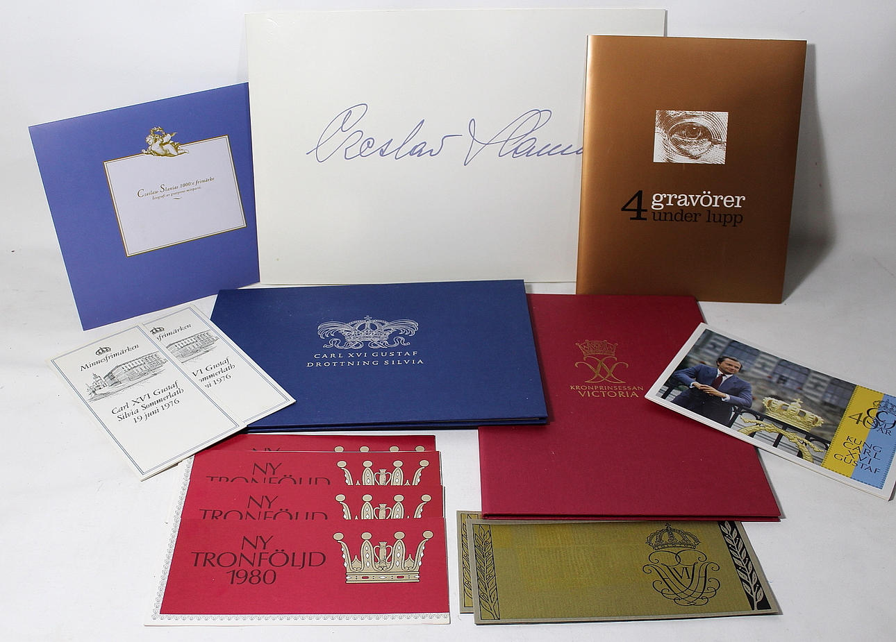 GRAFISKA TRYCK, 5 stycken, frimärksgravörer, mm.